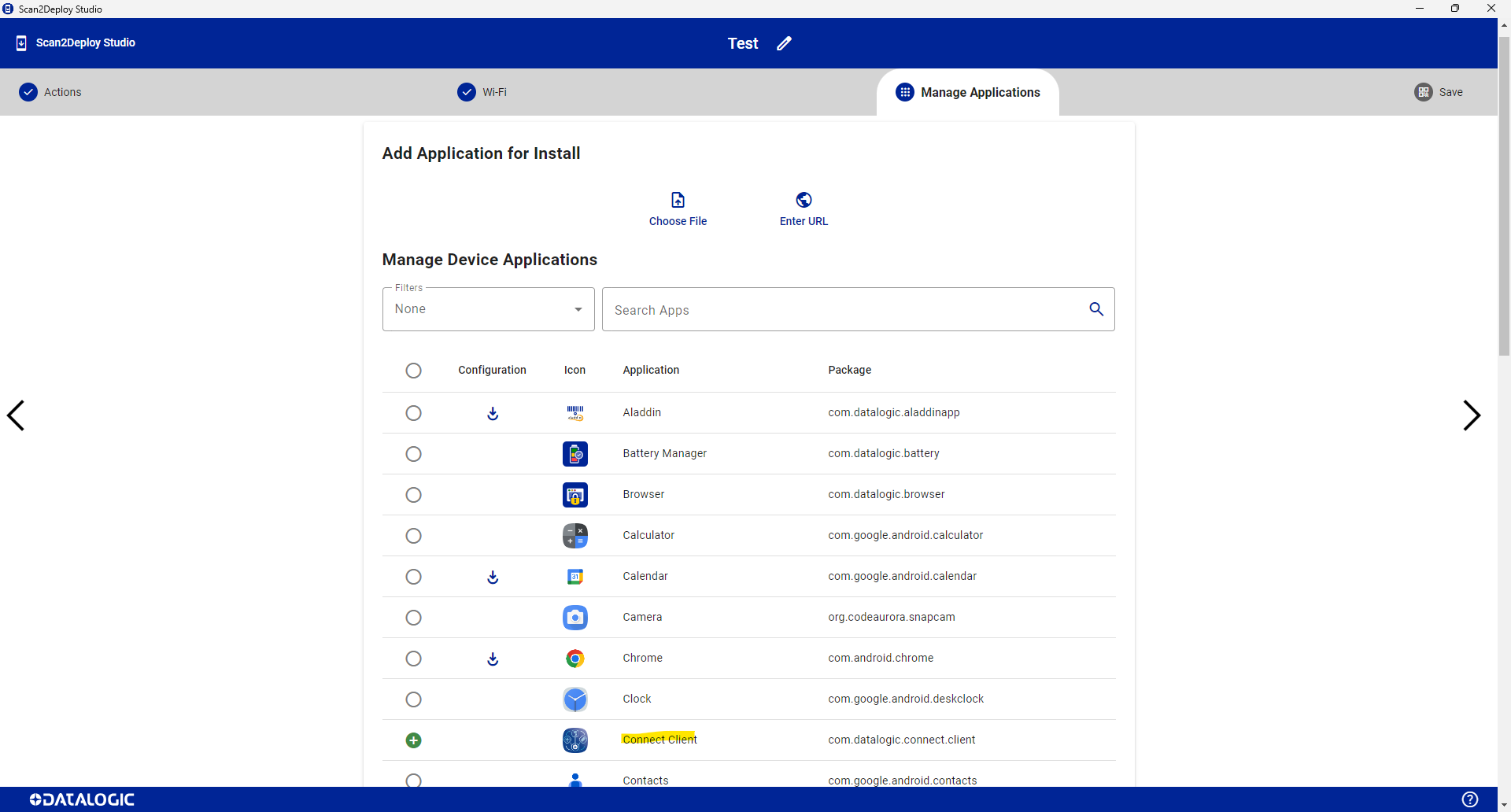 Connect Client selected for installation