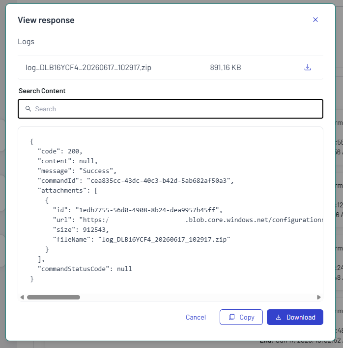 View Logs