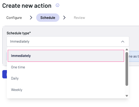 Schedule Type