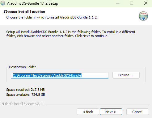 Datalogic SDS Updater Folder